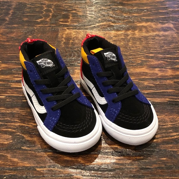 toddler color block vans